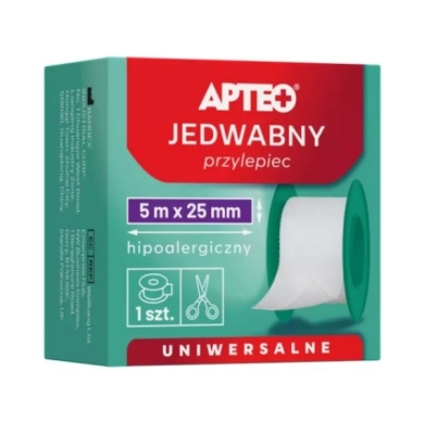 APTEO Przylepiec jedwabny 5m x 25mm
