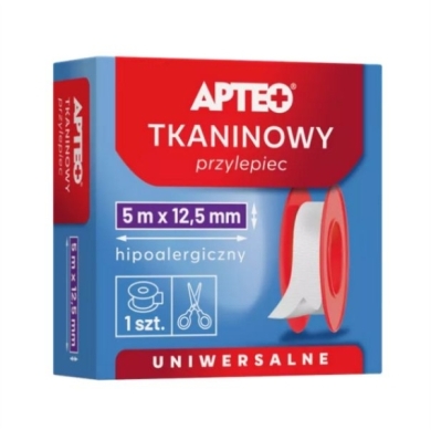 APTEO Przylepiec tkaninowy 5m x 12,5mm