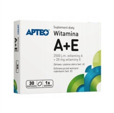 APTEO Witamina A + E 30 kapsułek