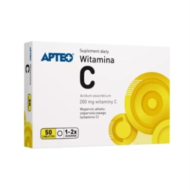 APTEO Witamina C 200 mg 50 tabletek