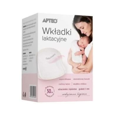 APTEO Wkładki laktacyjne 30 sztuk