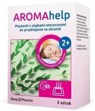 AROMAhelp Plasterki z olejkami eterycznymi 5 sztuk