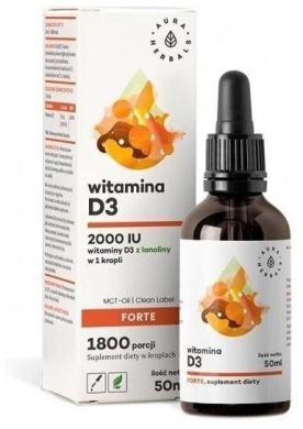 AURA Witamina D3 Forte krople 50 ml