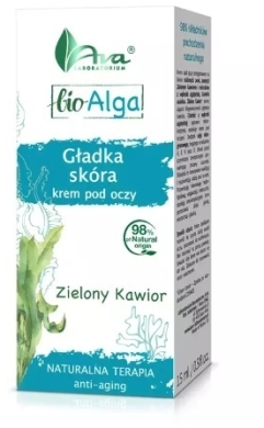 AVA BIO ALGA Krem Zielony Kawior Gładka Skóra pod oczy 15 ml