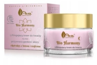 AVA BIO HARMONY Liftingujący Krem do twarzy na noc 50 ml
