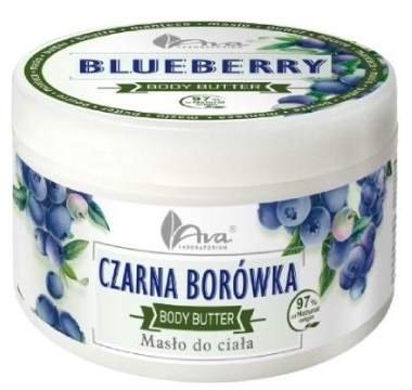 AVA BODY BUTTER Masło do ciała czarna borówka 250 g