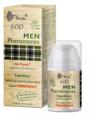AVA ECO MEN Pheromones Łagodzący Balsam po goleniu 50 ml