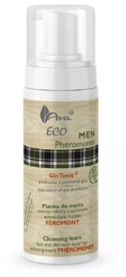 AVA ECO MEN Pheromones Pianka do mycia twarzy i skóry z zarostem 150 ml