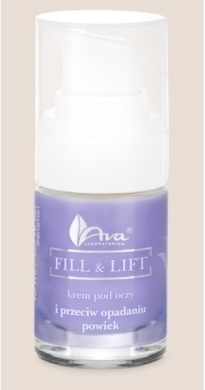 AVA FILL&LIFT Krem pod oczy i przeciw opadaniu powiek 15 ml