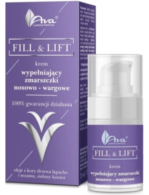 AVA FILL&LIFT Krem wypełniający zmarszczki nosowo wargowe 15 ml