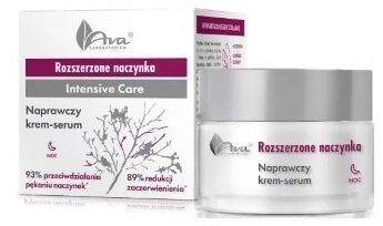 AVA ROZSZERZONE NACZYNKA Naprawczy Krem-serum na noc 50 ml