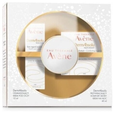 AVENE Zestaw Dermabsolu Krem na noc 40 ml + krem pod oczy 15 ml