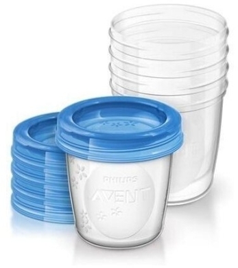 AVENT SCF619/05 Pojemniki na pokarm 180 ml 5 sztuk