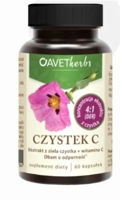 AVET HERBS Czystek C 60 kapsułek