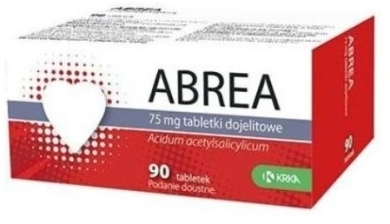 Abrea 75 mg 90 tabletek dojelitowych