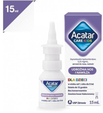 Acatar Care Kids aerozol do nosa 15 ml