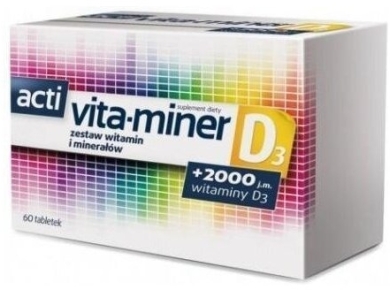 Acti Vita-miner D3 60 tabletek
