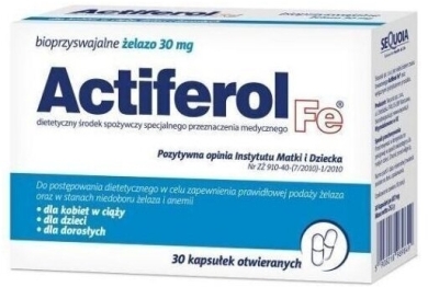 ActiFerol Fe 30 mg 30 kapsułek