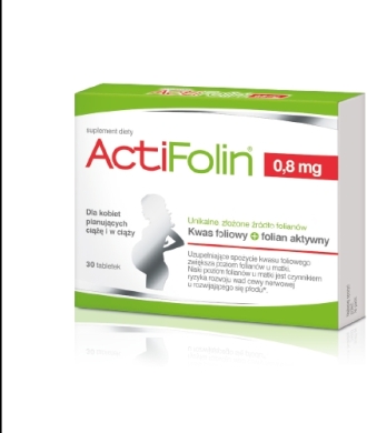 ActiFolin 0,8 mg 30 tabletek
