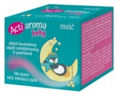 Actiaroma Baby Maść z Olejkami Do Nacierania Od 6-miesiąca 50g