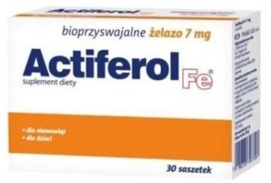 Actiferol Fe 7 mg proszek 30 saszetek