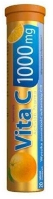 ActivLab Vita C 1000mg Smak Pomarańczowy 20 tabletek musujących