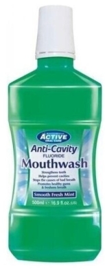 Active Fresh Mint świeża mięta płyn do płukania jamy ustnej 500 ml