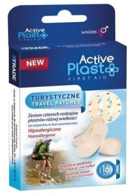 Active Plast Plastry Turystyczne 16 sztuk