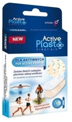 Active Plast Plastry dla aktywnych 16 sztuk