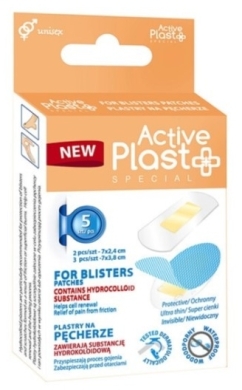 Active Plast Zestaw plastrów na pęcherze 5 sztuk