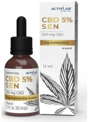 Activlab CBD 5% Sen krople 12 ml