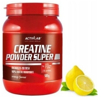 Activlab Creatine powder super lemon flavour 500g