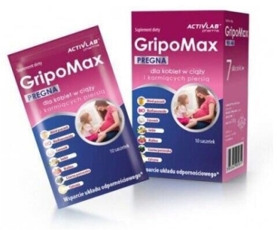 Activlab Gripomax Pregna 10 saszetek