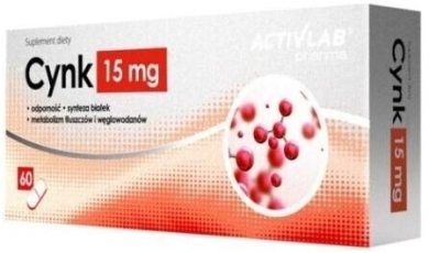 Activlab Pharma Cynk 15 mg 60 kapsułek