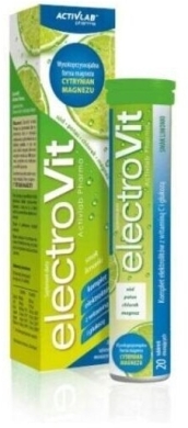 Activlab Pharma ElectroVit smak limonki 20 tabletek musujących