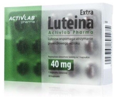 Activlab Pharma Luteina Extra 40 mg 30 kapsułek