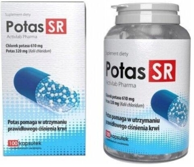 Activlab Pharma Potas SR 100 kapsułek