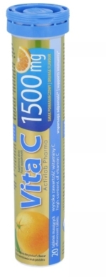 Activlab Pharma Vita C 1500 mg  smak pomarańczowy 20 tabletek musujących
