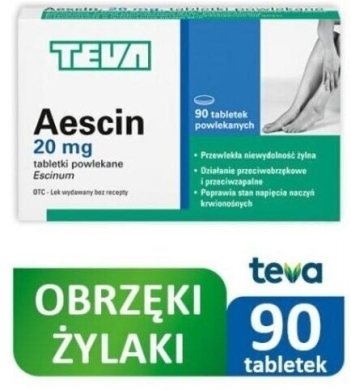 Aescin 90 tabletek