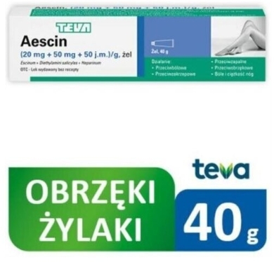 Aescin żel 40 g