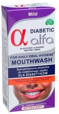 Alfa Diabetic Mild płyn do płukania jamy ustnej 200 ml