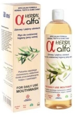 Alfa Herbal płyn do higieny jamy ustnej bez alkoholu 500ml