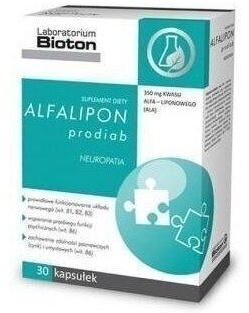 Alfalipon Prodiab Neuropatia 30 kapsułek