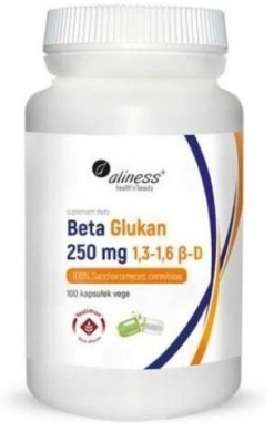 Aliness Beta Glukan 250 mg 100 kapsułek