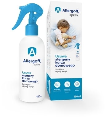 Allergoff Neutralizator Alergenów Kurzu Domowego spray 400 ml