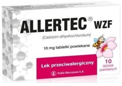 Allertec WZF  0,01g 10 tabletek powlekanych