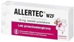 Allertec WZF 10 mg 7 tabletek