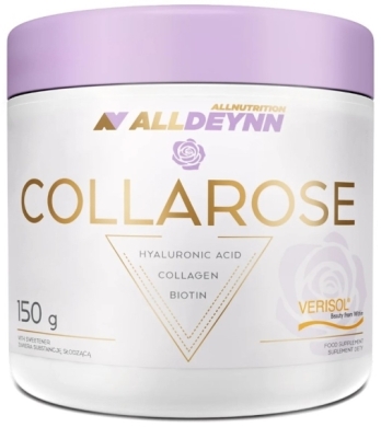 Allnutrition Alldeynn CollaRose Kolagen o smaku maliny i poziomki 150 g