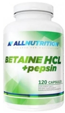 Allnutrition Betaine HCl + pepsin 120 kapsulek