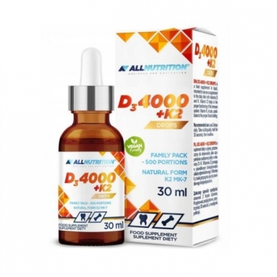 Allnutrition D3 4000 + K2 drops krople 30 ml
